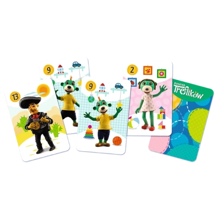 Trefl Karty Piotruś Rodzina Treflików