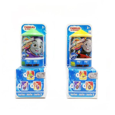 Tomek i Przyjaciele Color Reveal Lokomotywa + Wagoniki Mix Kolorów 