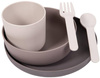 Bo Jungle Zestaw Naczyń BioPlastik CPLA Grey 