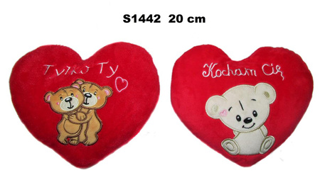 SUN- DAY Pluszak Serce 20 cm Sun-Day