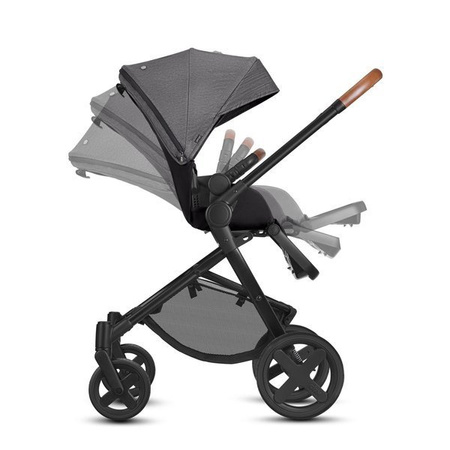 Cybex CBX Kody Pure Lux Wózek Głęboko-Spacerowy Crunchy Red