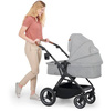 Kinderkraft B-Tour Wózek Głęboko-Spacerowy + Fotelik 0-13 kg Zestaw 3w1 Dark Grey