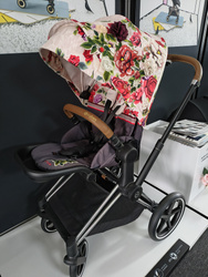 [OUTLET] Cybex Priam 4.0 Wózek Spacerowy Spring Blossom Light Rama Chrome Brown