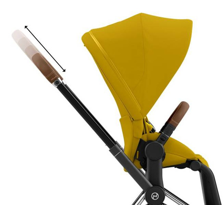 [OUTLET] Cybex Priam 4.0 Mustard Yellow - stelaż Chrome Black