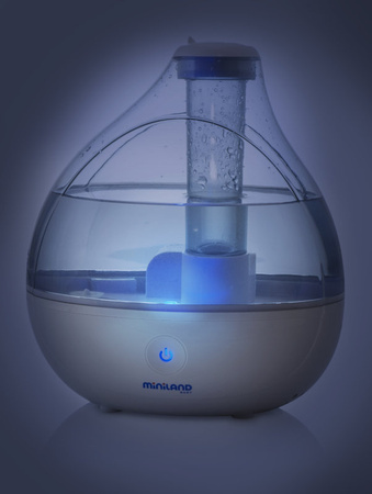 Miniland Nawilżacz Powietrza Ultradźwiękowy Rozpylający Chłodną Mgiełkę