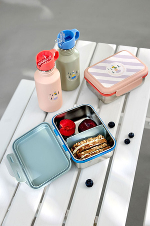 Lassig Lunchbox ze stali nierdzewnej Sunny Explorer rose/pink