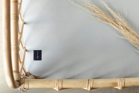 Puuki Prześcieradło 60x120cm - Jasny Szary