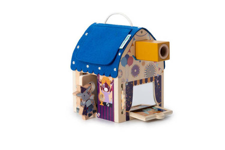 Lilliputiens Drewniany Domek Iluzjonisty 3l+