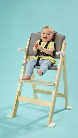 Lionelo Floris Krzesełko Do Karmienia Beżowe || Natural White