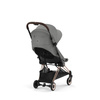 Cybex Coya Wózek Spacerowy Rama Rosegold Mirage Grey + Cybex Coya Moskitiera Black