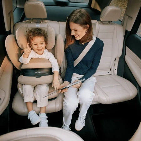 Cybex Pallas G2 Fotelik Samochodowy 9-50 kg Magic Black + Babysafe Nakładka na Pas