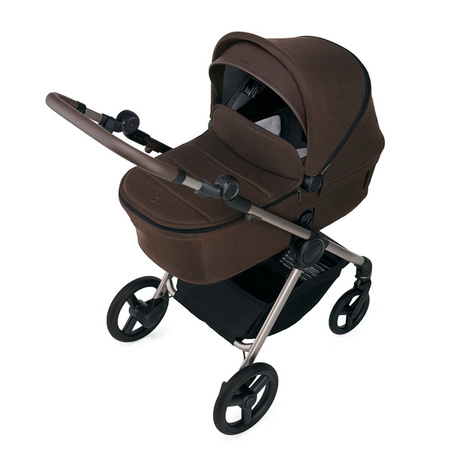 Anex IQ Premium New Transfarmation Wózek Głęboko-Spacerowy Teddy + Cybex Aton B2 i-Size Fotelik Samochodowy 0-13kg + Baza One Volcano Black	