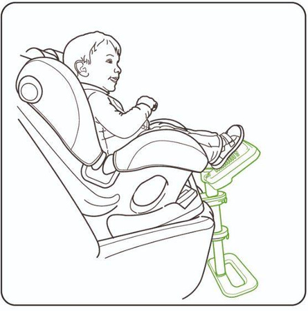 KneeGuardKids 4 Podnóżek do Fotelików Samochodowych