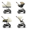 Cybex Balios S Lux Wózek Spacerowy Seashell Beige Rama Taupe