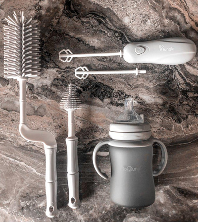 Bo Jungle Mikser mieszadło do mleka w proszku Grey