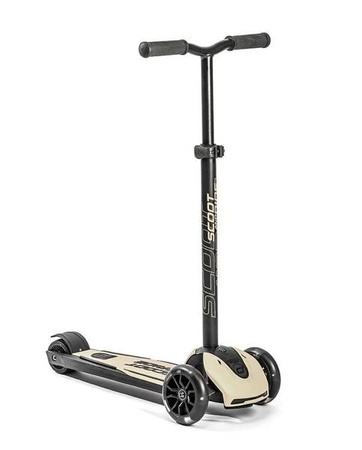 Scootandride Highwaykick 5 LED Hulajnoga Składana Ze Świecącymi Kółkami 5+  Ash