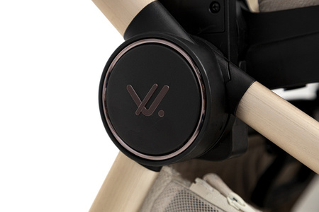 Muuvo Quick Boho Wózek Głęboko-Spacerowy + Cybex Cloud T i-Size Fotelik Samochodowy 