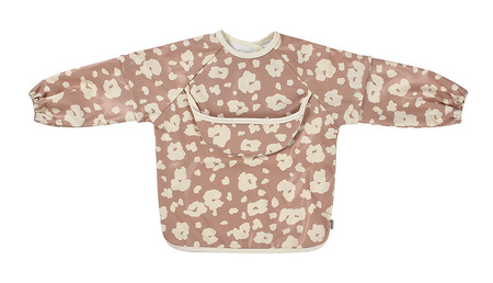 Beaba Śliniak 2w1 z odpinanym długim rękawem Savannah bloom