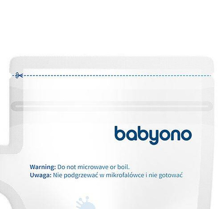 BabyOno Woreczki Do Przechowywania Pokarmu 180ml 1084