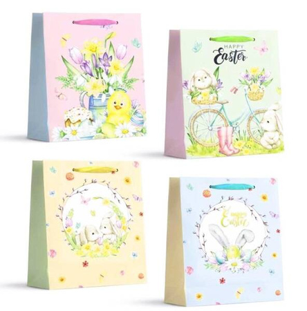 W&K Torebka Upominkowa M Wielkanoc Mix Wzorów