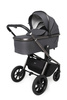 Muuvo Quick SE 2 Wózek Głęboko-Spacerowy Diamond Graphite + Cybex Aton B2 i-Size Fotelik Samochodowy 0-13kg + Baza One Volcano Black