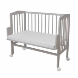 Waldin Łóżeczko Dostawne 2w1 z Materacem Szare