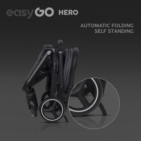 Easy Go Hero Wózek Spacerowy Cloud Gray