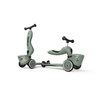 Scootandride Highwaykick 1 Lifestyle 2w1 Jeżdzik i Hulajnoga Trójkołowa z Zamykanym Schowkiem 1-5 lat Green Lines