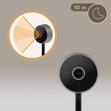 Lionelo Babyline Smart Black Niania Elektroniczna 