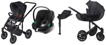 Anex M/Type Special Edition Wózek Głęboko-Spacerowy Hide + Cybex Aton B2 i-Size Fotelik Samochodowy 0-13kg + Baza One Volcano Black