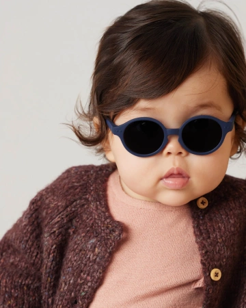 IZIPIZI Okulary Przeciwsłoneczne dla Dzieci 0-9 msc Denim Blue D