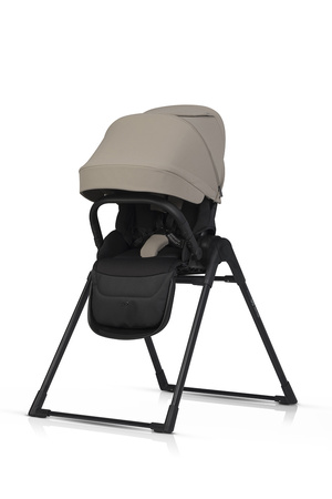 Easy Go Duoflex Wózek Głęboko-Spacerowy Bliźniaczy Rok po Roku Savana Beige 2 Siedziska 1 Gondola