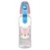 Canpol babies Butelka standardowa wąska 250 ml CUTE ANIMALS różowa