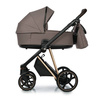 Roan Ivi 2.0 Wózek Głęboko-Spacerowy Rama Rose Gold Cocoa + Cybex Aton B2 i-Size Fotelik Samochodowy 0-13kg + Baza One Volcano Black