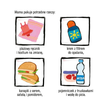 Media Rodzina Książeczka Kicia Kocia na Plaży