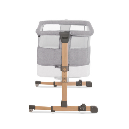 Kinderkraft Neste Air Łóżeczko Dostawne Grey Wood