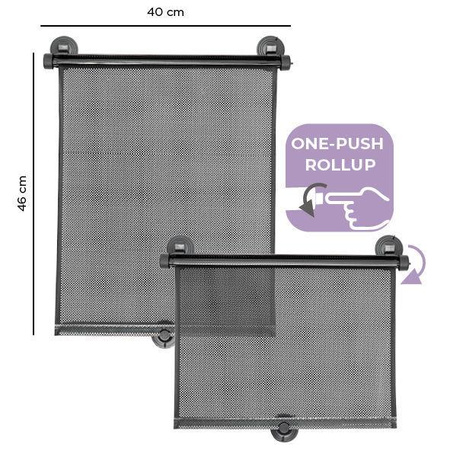 Dooky Roletki samochodowe przeciwsłoneczne 2 szt