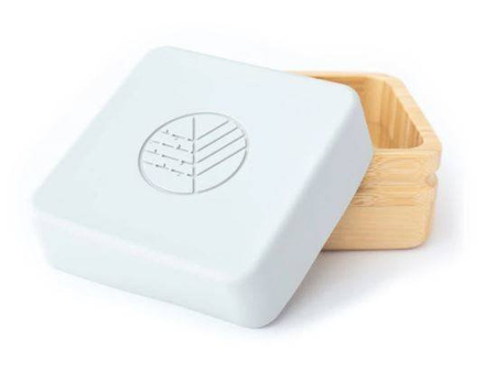 Ecorascals Bambusowe Pojemniki Na Przekąski 2 szt. Szaro-różowy