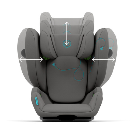 Cybex Solution G i-Fix Fotelik Samochodowy 15-50 kg Soho Grey