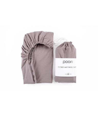 Poofi Przescieradło Organic&Color 60x120 Lawenda