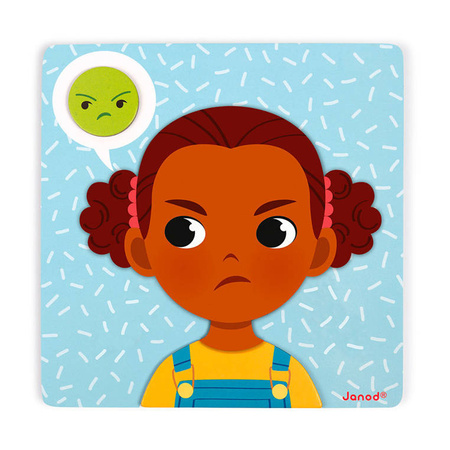 Janod Magnetyczna układanka Emocje