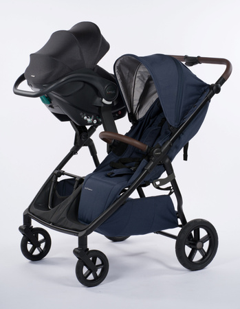 Mast M.Twin x Wózek Bliźniaczy Mast Swiss Design Koła Light Blueberry
