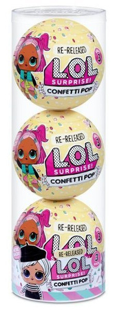 MGA L.O.L Surprise Confetti Waves Lalka Mix 6pak Unicorn