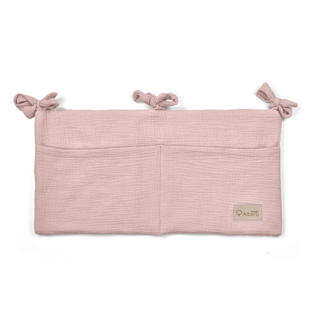 Albero Mio przybornik uniwersalny do łóżeczka Cotton color CC1 różowy