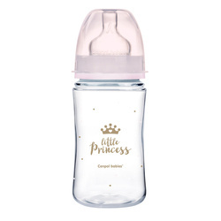 Canpol Babies PP Easy Start Royal Baby Butelka Szeroka Antykolkowa 240ml 35/234 Różowy