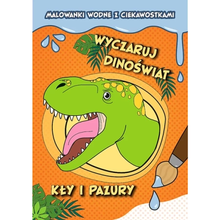 Trefl Wyczaruj Dinoświat! Malowanki Wodne z Ciekawostkami