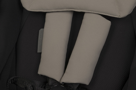 Easy Go Duoflex Wózek Głęboko-Spacerowy Bliźniaczy Rok po Roku Savana Beige 2 Siedziska 1 Gondola