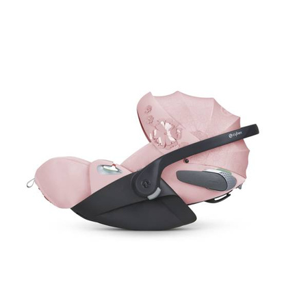 Cybex Priam 4.0 Wózek Głęboko-Spacerowy + Fotelik Samochodowy Cloud T 0-13kg + Baza T Pale Blush Simply Flowers