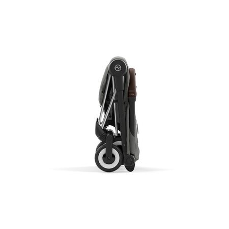Cybex Coya Wózek Spacerowy Rama Chrome Mirage Grey + Cybex Coya Moskitiera Black