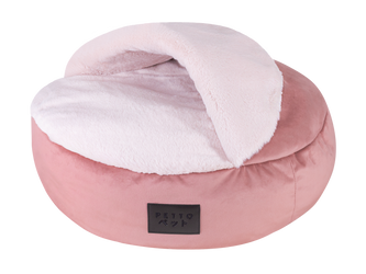 Petto Norka Minku Velvet Legowisko Dla Psa Różowe L